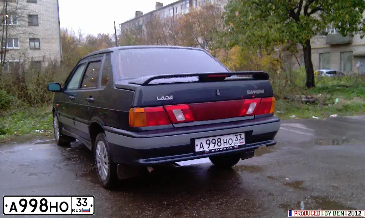 Фото автомобиля LADA 2115 SAMARA, 2006 — госномер А998НО33. Цвет: ГРАФИТОВЫЙ МЕТАЛЛИК