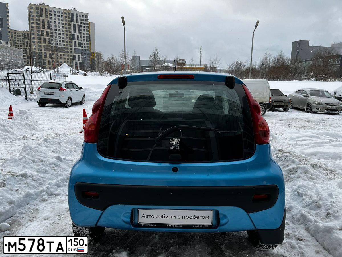 Фото автомобиля PEUGEOT 107, 2008 — госномер К989ТХ193. Цвет: ГОЛУБОЙ