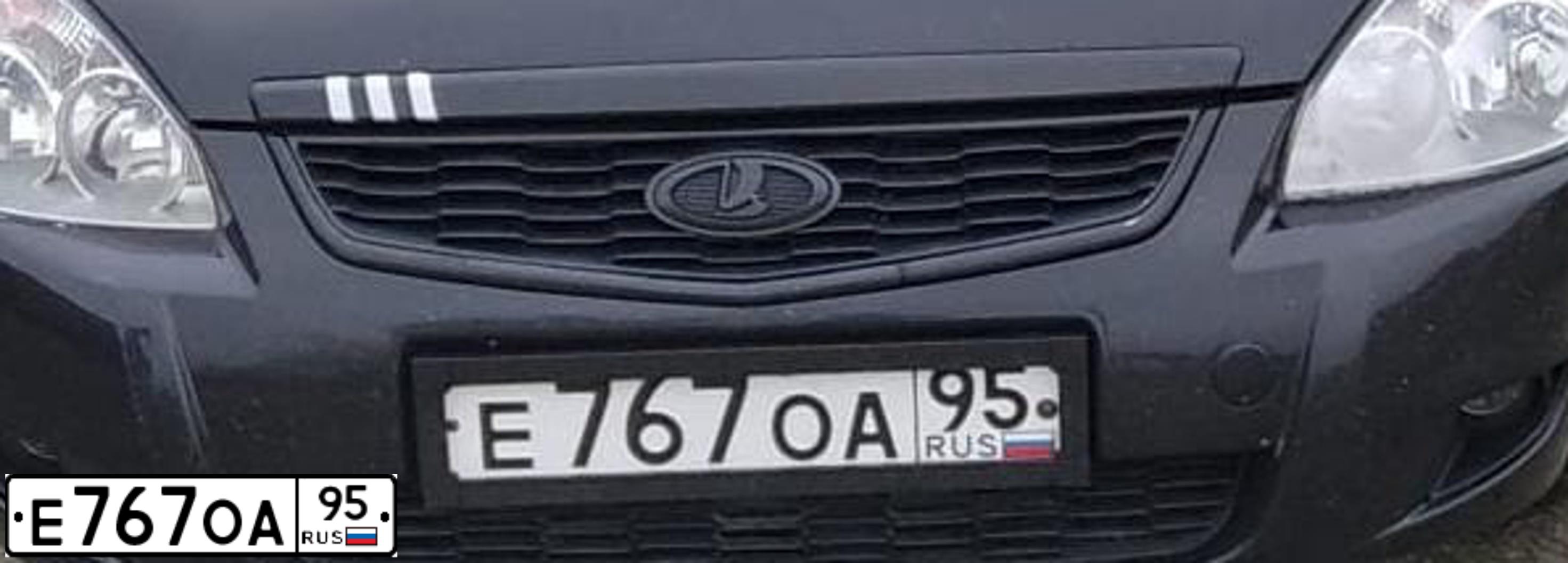 Фото автомобиля LADA 2170 PRIORA, 2012 — госномер О060СТ123. Цвет: Сине-Черный