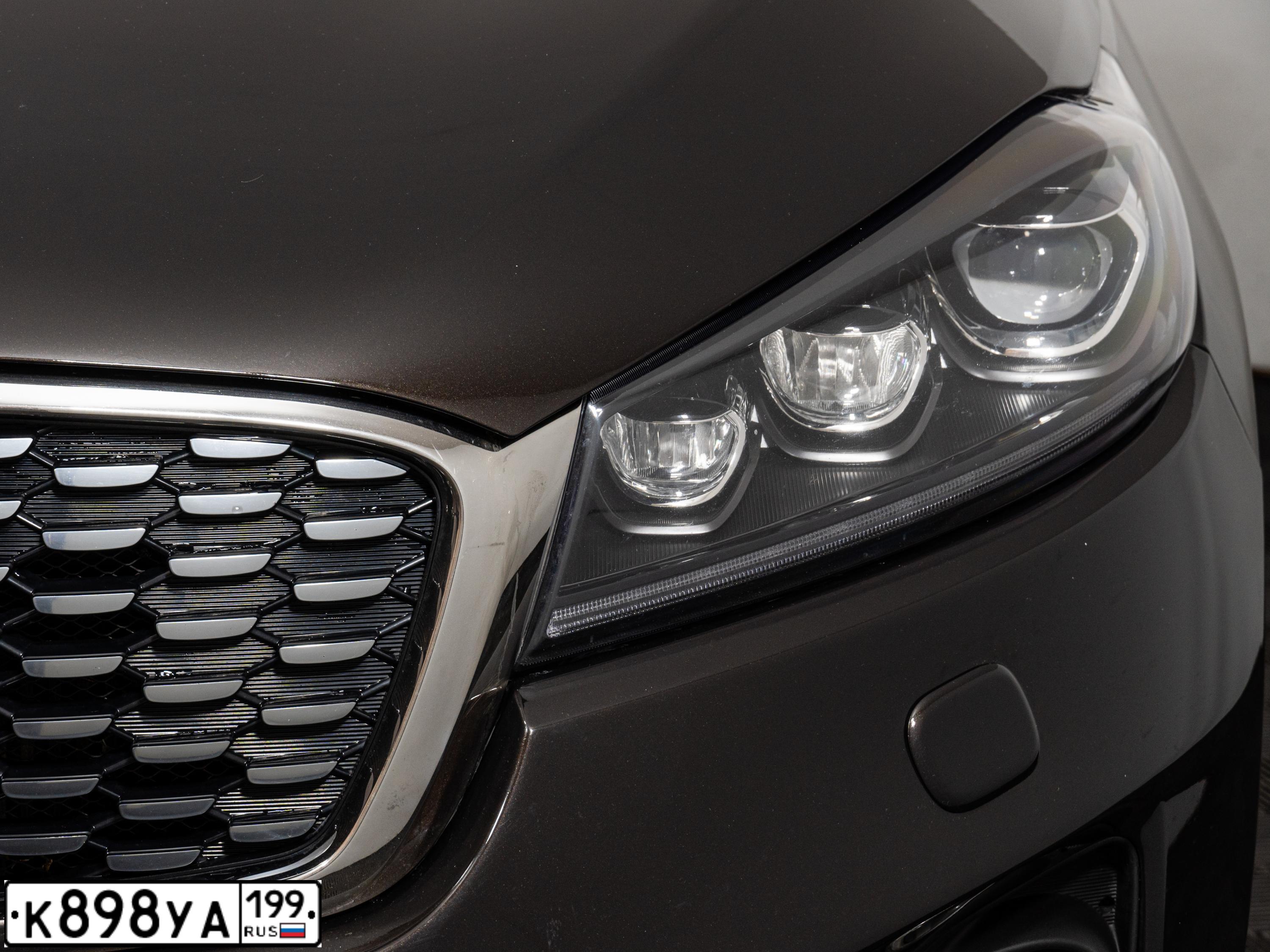 Фото автомобиля KIA SORENTO, 2018 — госномер А018ХК51. Цвет: Коричневый