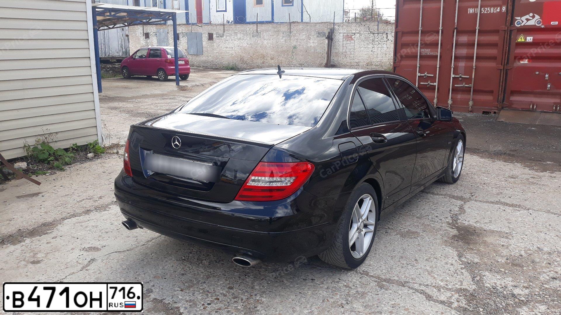 Фото автомобиля MERCEDES C-KLASSE, 2011 — госномер Е047ТА33. Цвет: ЧЕРНЫЙ