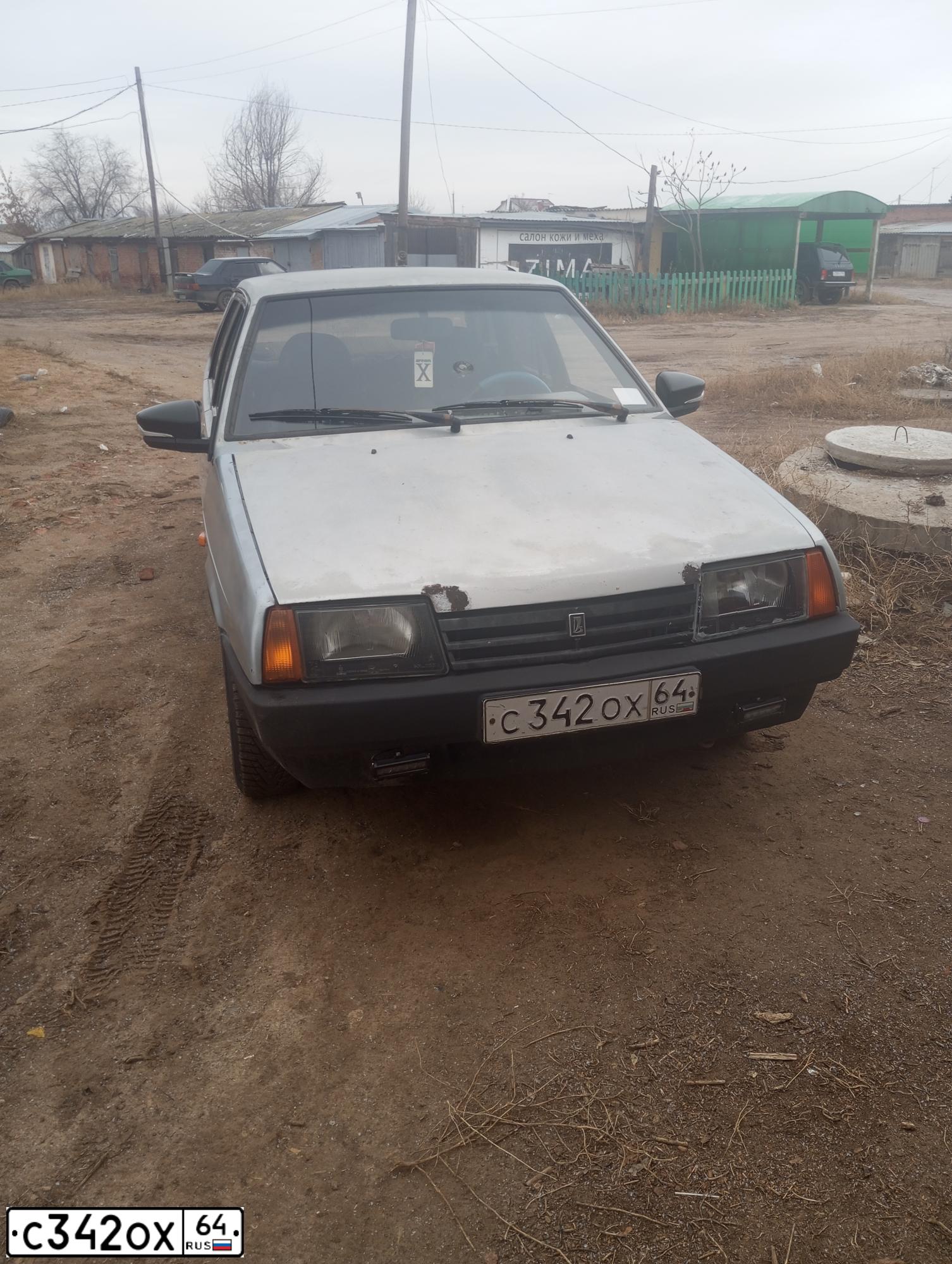Фото автомобиля LADA 2109 SAMARA, 2001 — госномер С342ОХ64. Цвет: СЕРЕБРИСТО ГОЛУБОЙ