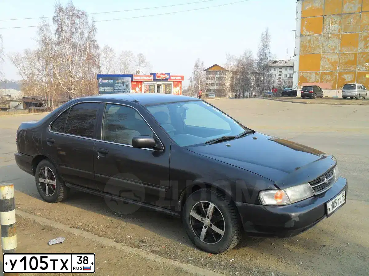 Фото автомобиля NISSAN SUNNY, 1997 — госномер У105ТХ38