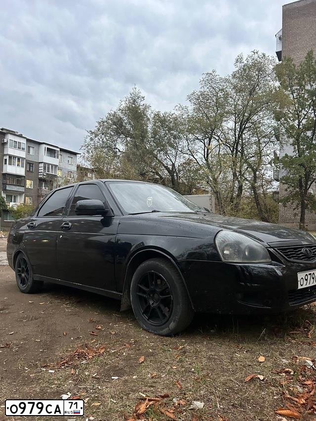 Фото автомобиля LADA 2170 PRIORA, 2009 — госномер О979СА71. Цвет: Т.ЗЕЛЕНЫЙ