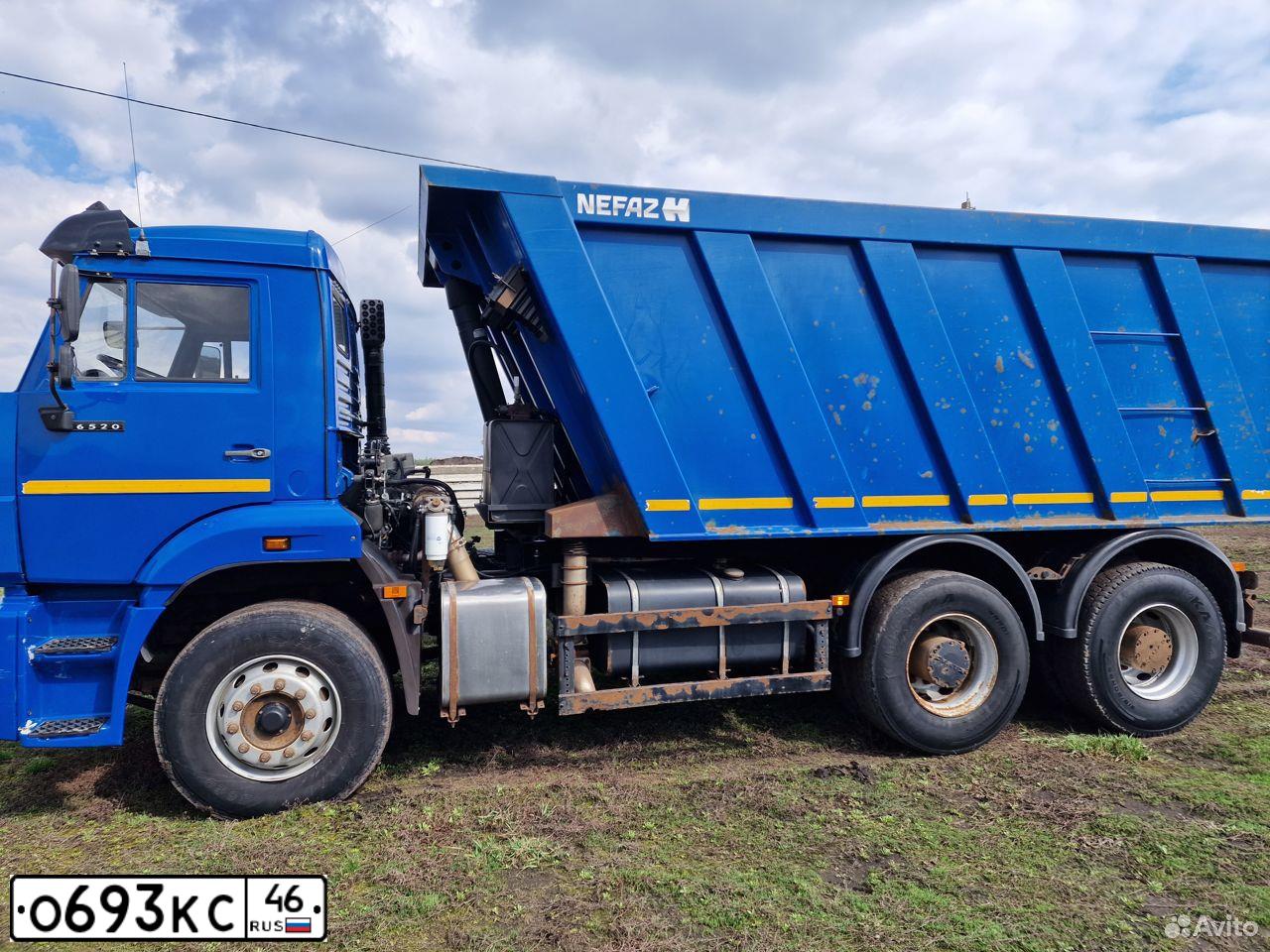 Фото автомобиля KAMAZ 6520 /6X4/, 2017 — госномер О693КС46. Цвет: СИНИЙ РАЛ 5010
