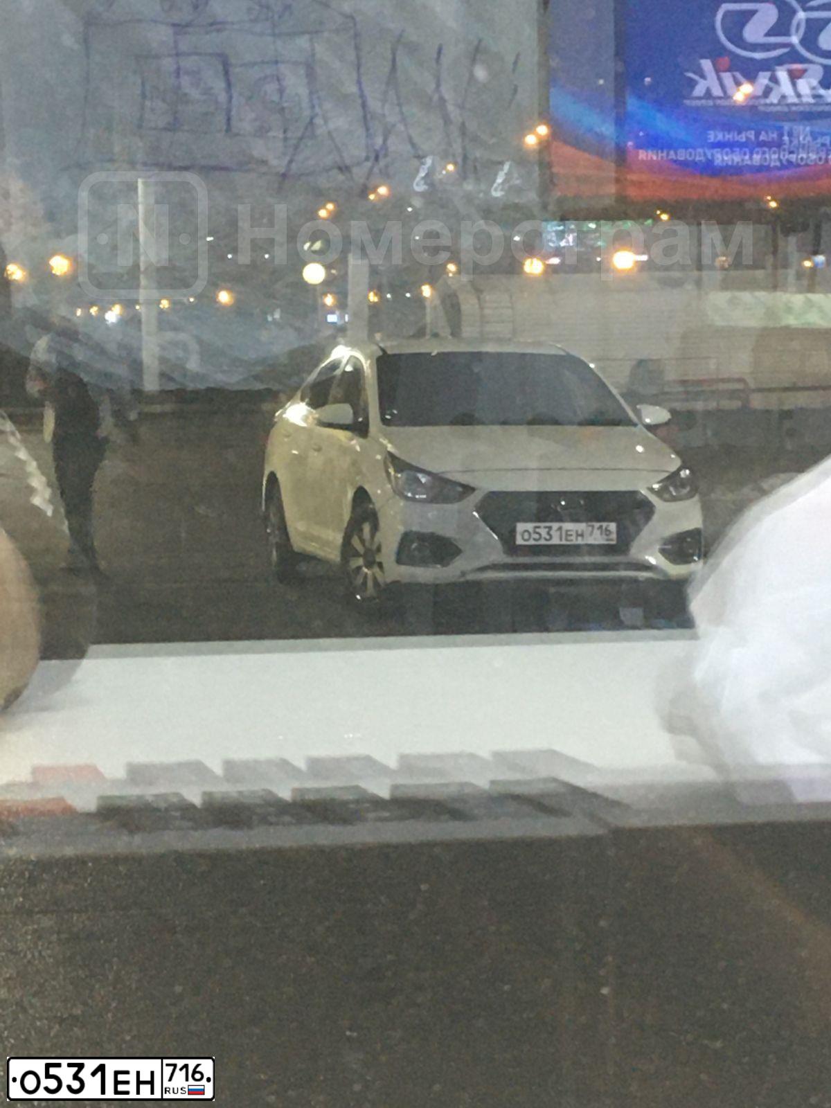 Фото автомобиля HYUNDAI SOLARIS, 2017 — госномер С244ОУ716. Цвет: Белый