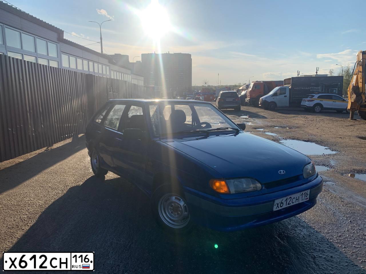Фото автомобиля LADA 2114 SAMARA, 2007 — госномер Х612СН116. Цвет: СИНИЙ