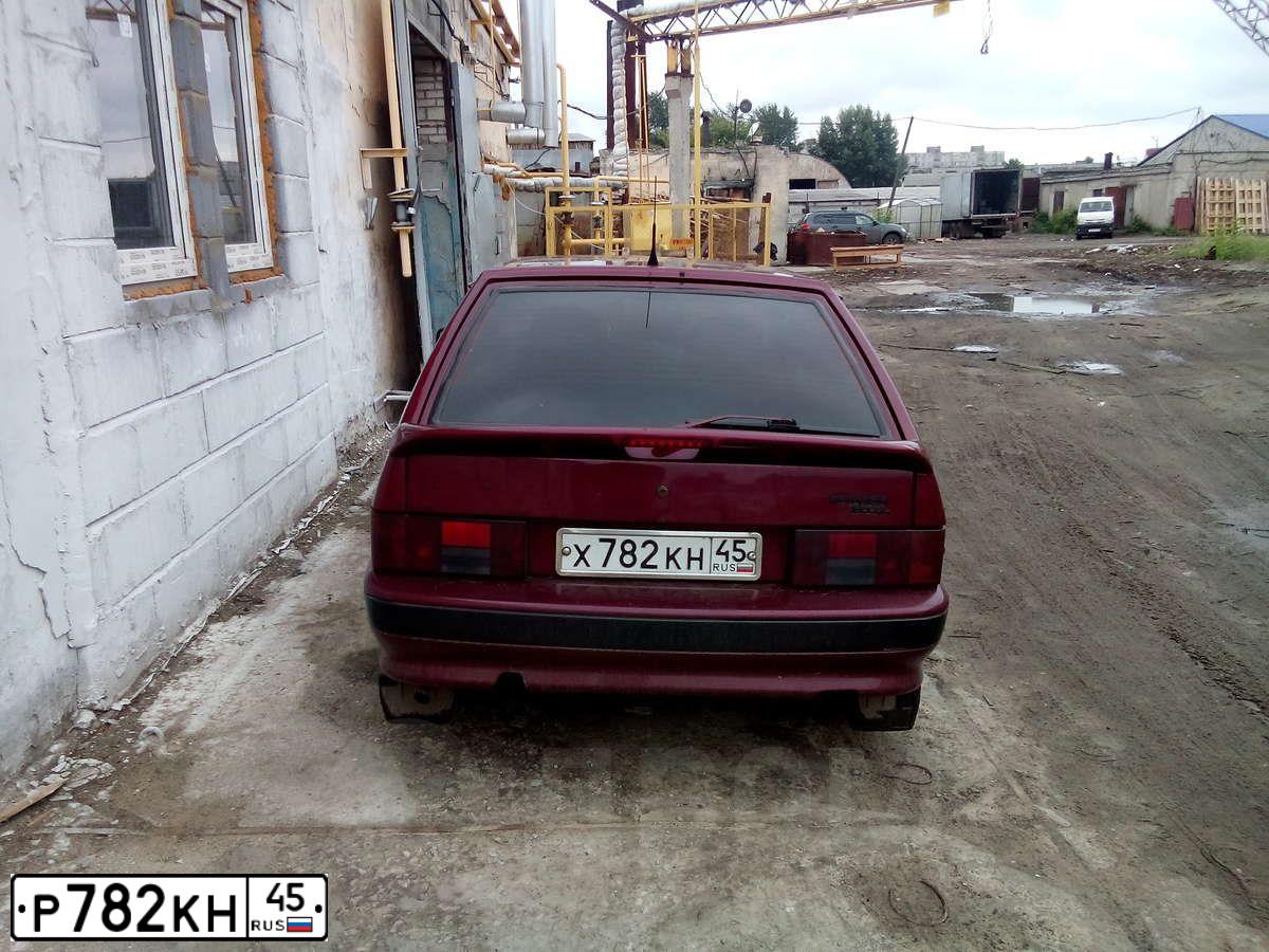 Фото автомобиля FORD FOCUS, 2007 — госномер Р782КН45. Цвет: СВЕТЛО-СЕРО-ГОЛУБОЙ