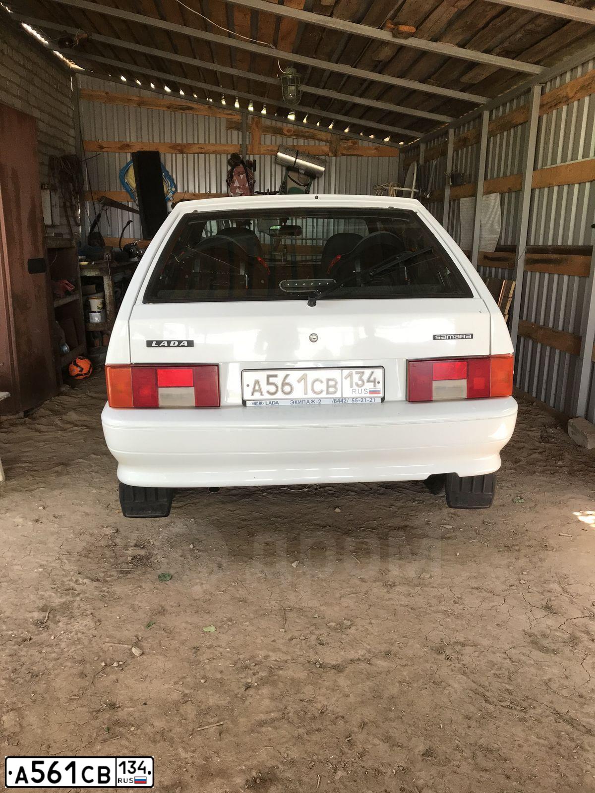 Фото автомобиля LADA 2114 SAMARA, 2013 — госномер А693НА761. Цвет: Белый