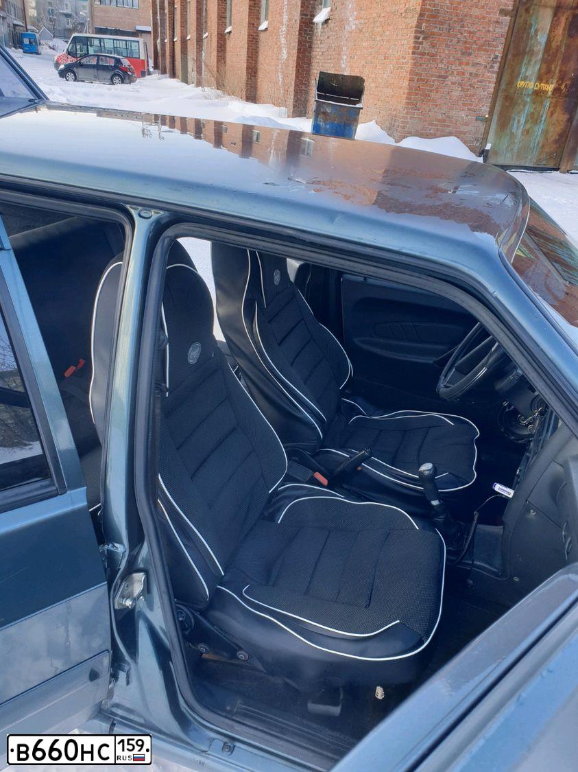 Фото автомобиля LADA 2114 SAMARA, 2009 — госномер В660НС159. Цвет: СЕРО-СИНЕ-ЗЕЛЕНЫЙ