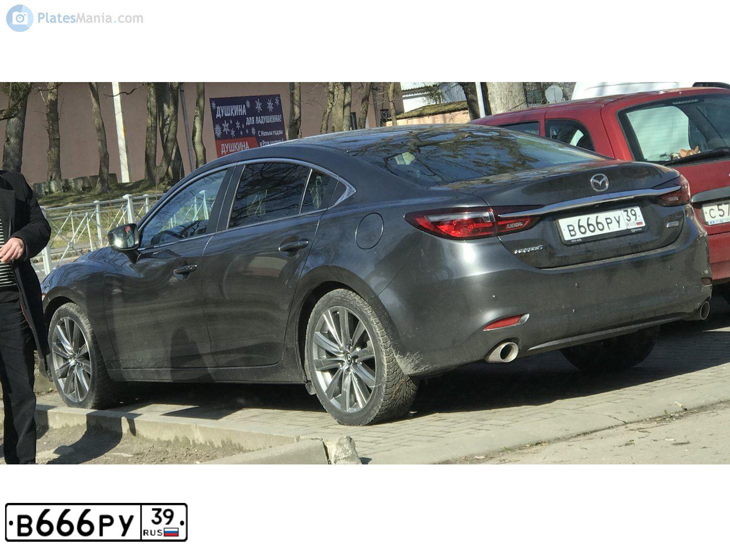 Фото автомобиля MAZDA 6, 2017 — госномер Е393КА716. Цвет: КРАСНЫЙ
