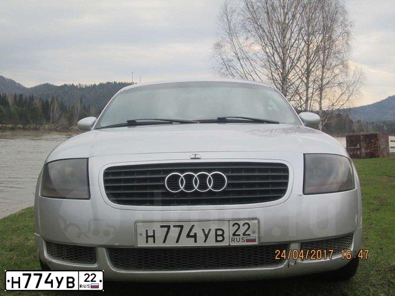 Фото автомобиля АУДИ TT 1.8T СОUРЕ, 1999 — госномер Е173НМ45. Цвет: БЕЛЫЙ(СЕРЕБРИСТЫЙ