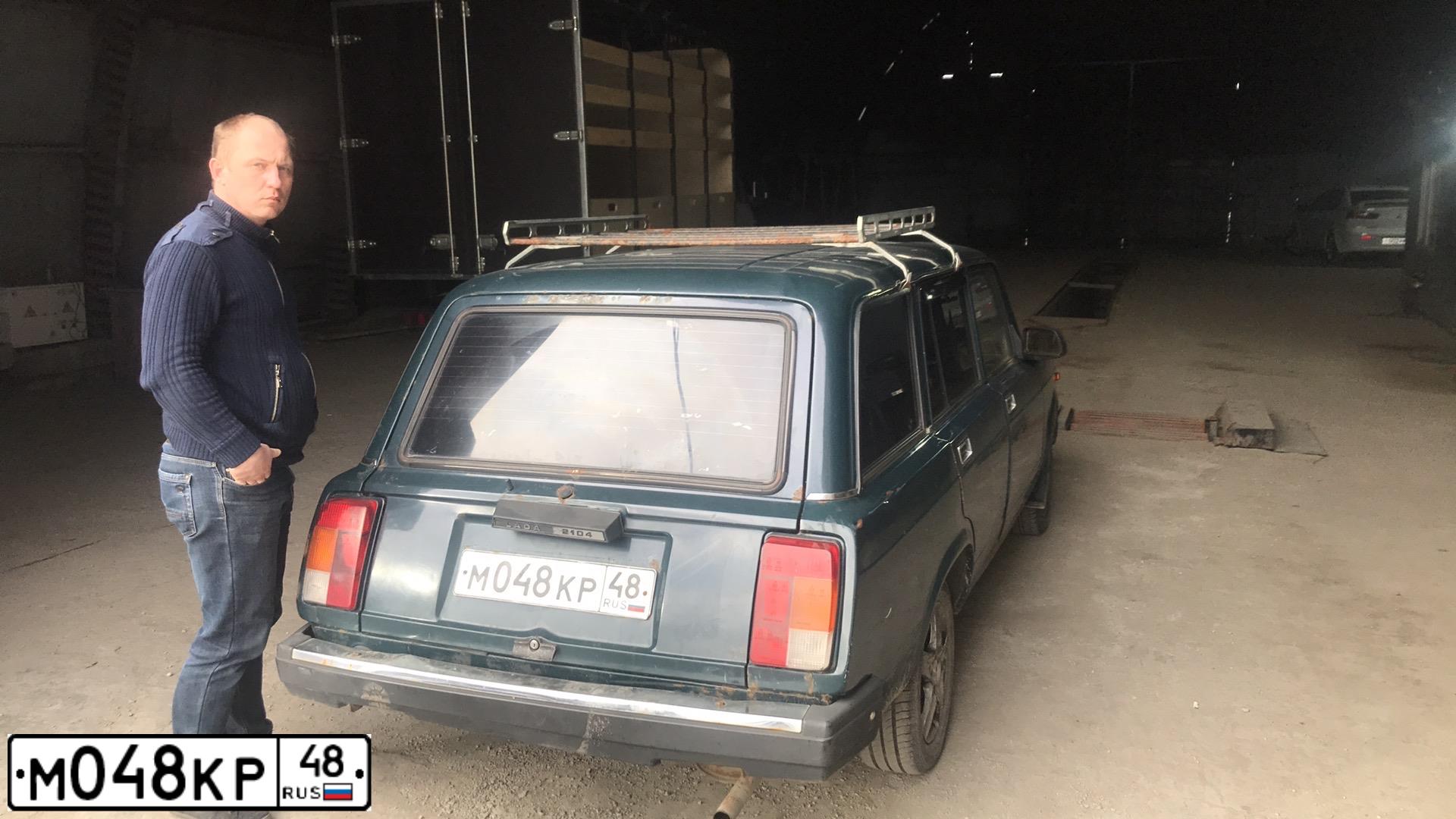 Фото автомобиля LADA 2172 PRIORA, 2012 — госномер М048КР48. Цвет: Белый