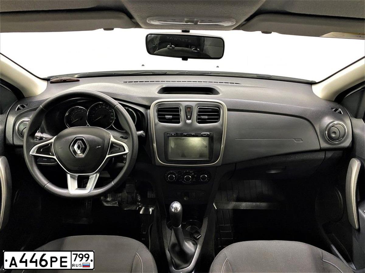 Фото автомобиля RENAULT T LOGAN, 2019 — госномер А715ОА790. Цвет: БЕЛЫЙ-ЖЕЛТЫЙ-СЕРЫЙ