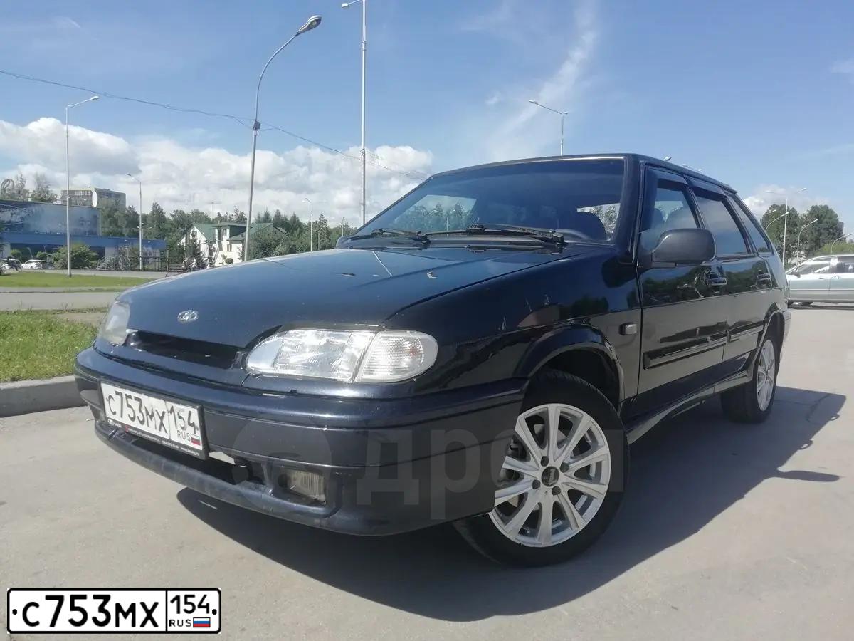 Фото автомобиля LADA 2114 SAMARA, 2013 — госномер В630РЕ142. Цвет: Сине-Черный