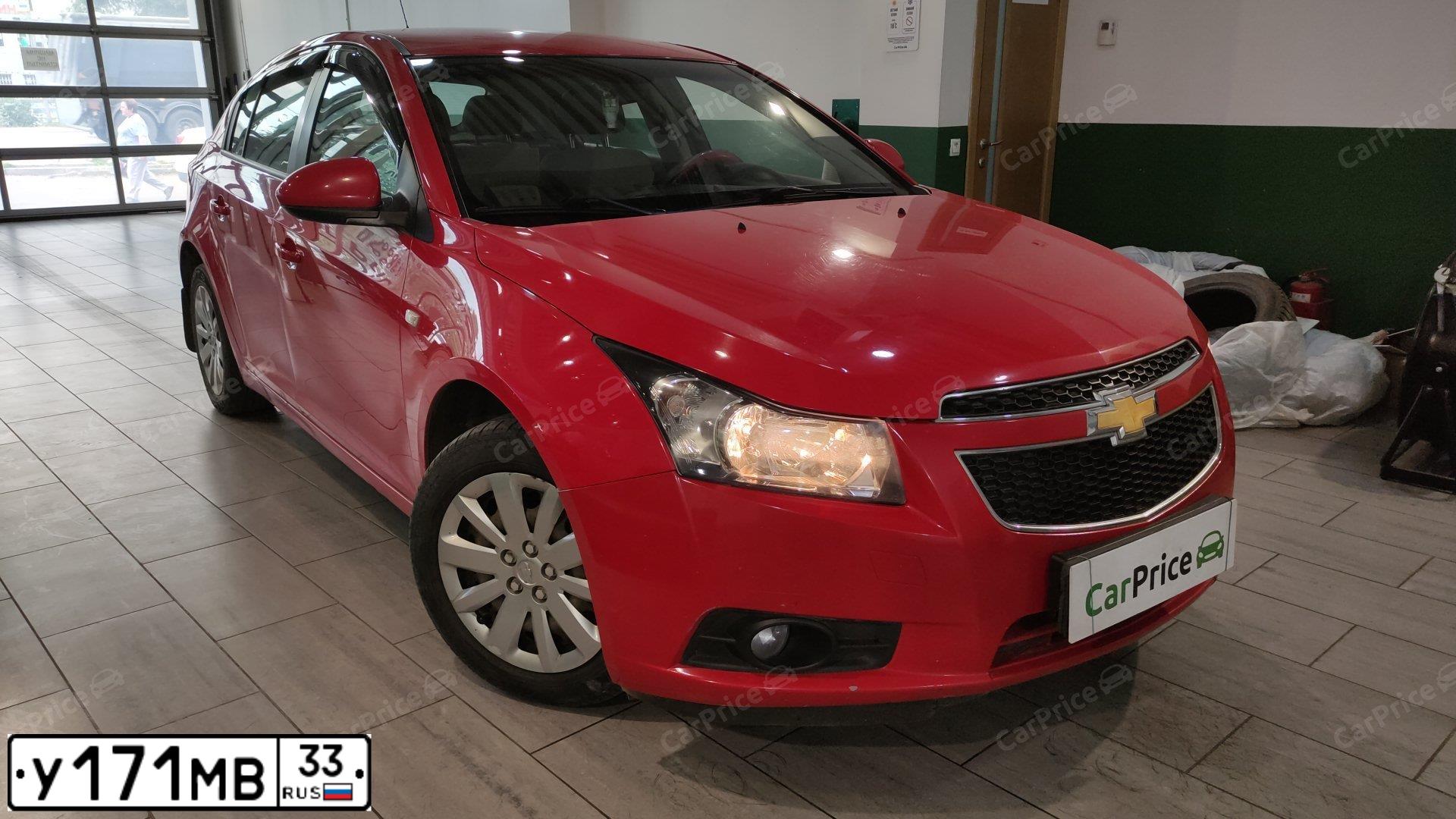 Фото автомобиля CHEVROLET CRUZE, 2012 — госномер У994СТ124