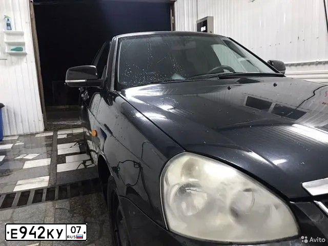 Фото автомобиля LADA 2170 PRIORA, 2008 — госномер Н505КМ07. Цвет: ГРАФИТОВЫЙ МЕТАЛЛИК