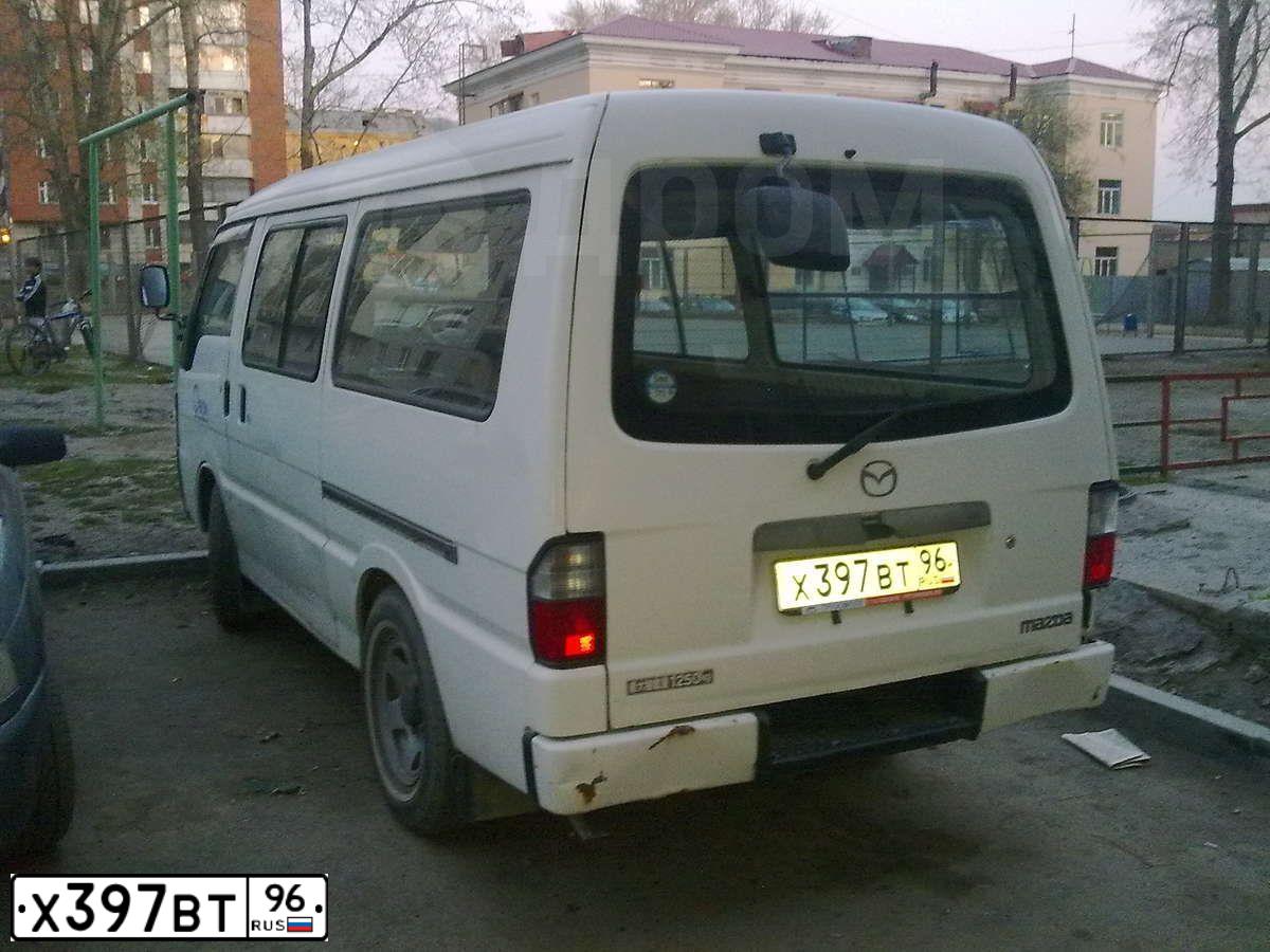 Фото автомобиля МАЗДА БОНГО ВRАWNУ, 2001 — госномер Х397ВТ96