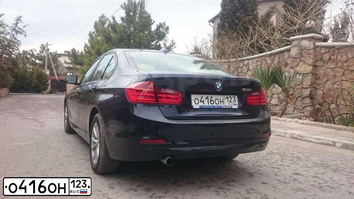 Фото автомобиля BMW SERIE 3, 2014 — госномер В851ЕЕ92. Цвет: СИНИЙ