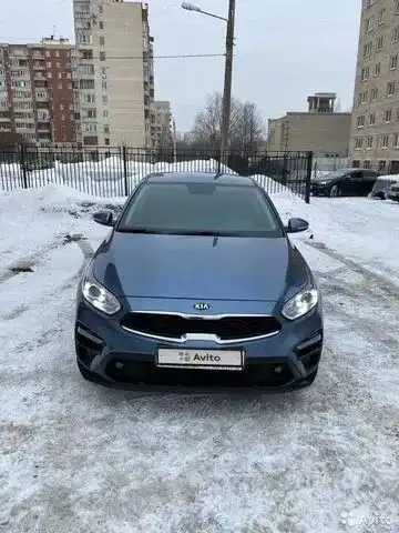 Фото автомобиля KIA CERATO, 2018 — госномер Р679ТС69. Цвет: синий