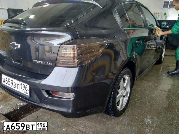 Фото автомобиля CHEVROLET CRUZE, 2011 — госномер А659ВТ196. Цвет: ЧЕРНЫЙ