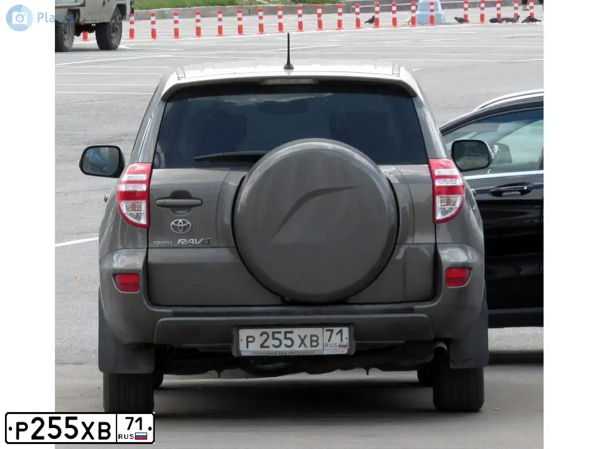 Фото автомобиля TOYOTA RAV4, 2012 — госномер Р255ХВ71. Цвет: бронзовый