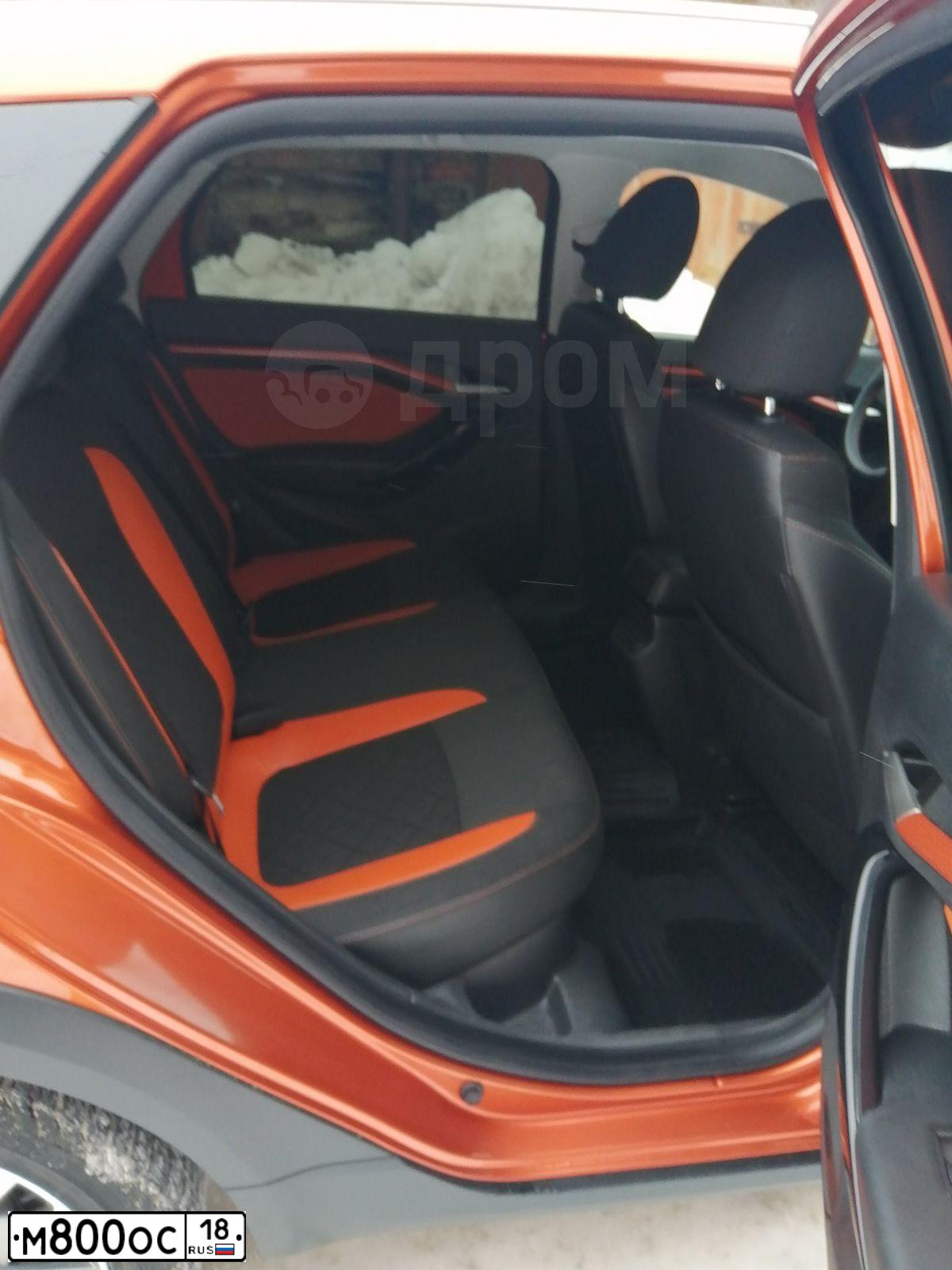 Фото автомобиля LADA 2190 GRANTA, 2019 — госномер М800ОС18. Цвет: золотисто коричневый