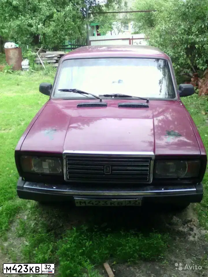 Фото автомобиля LADA 2107, 2001 — госномер М423КВ32. Цвет: ТЕМНО-БОРДОВЫЙ