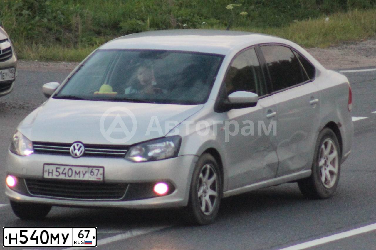 Фото автомобиля VOLKSWAGEN POLO, 2011 — госномер А164ТЕ67