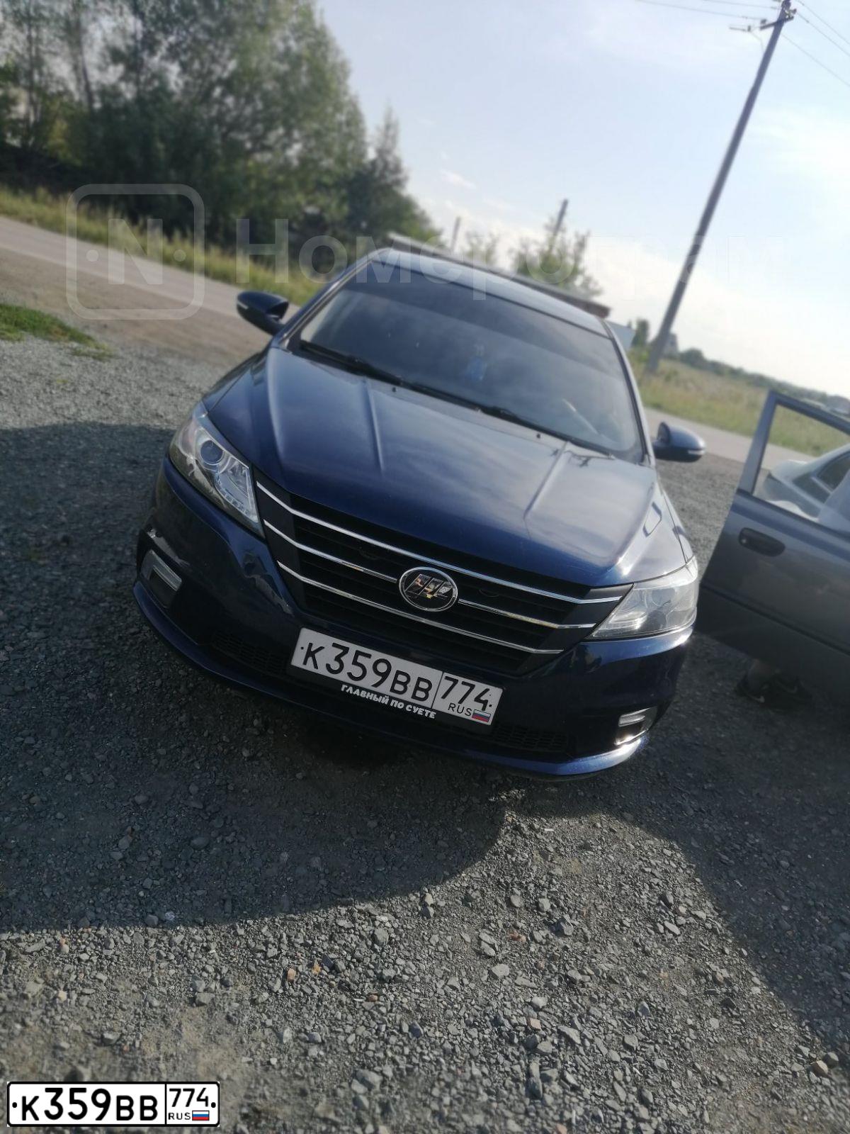 Фото автомобиля LIFAN SOLANO II, 2018 — госномер К359ВВ774. Цвет: Синий