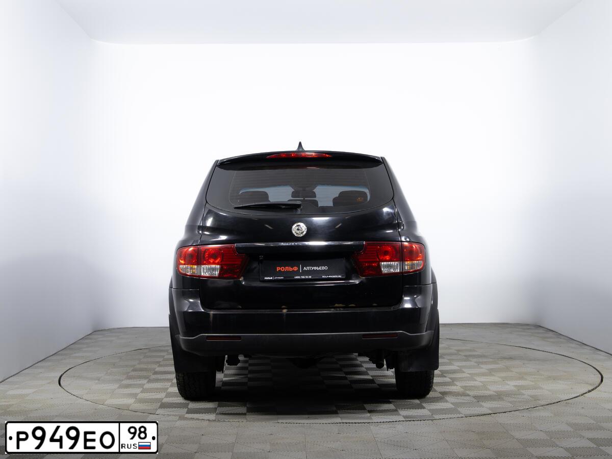 Фото автомобиля SSANGYONG KYRON, 2008 — госномер Е927УВ33. Цвет: ЧЕРНЫЙ