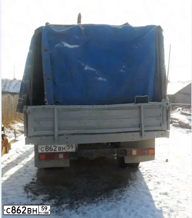 Фото автомобиля GAZ 3302 EL, 2001 — госномер О456ТУ59. Цвет: САФАРИ