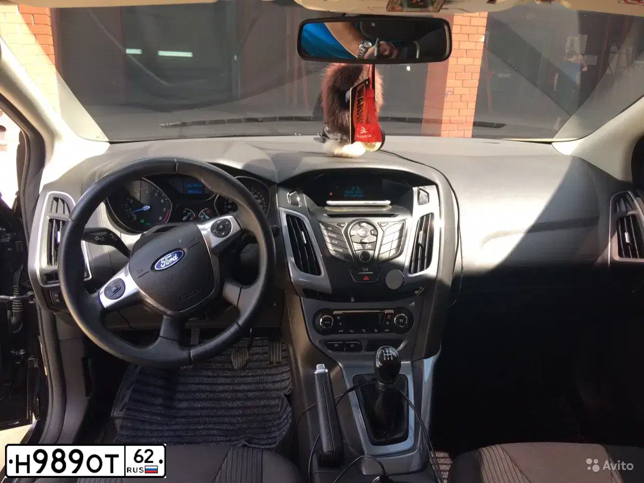 Фото автомобиля FORD FOCUS, 2013 — госномер К347КУ193. Цвет: ЧЕРНЫЙ