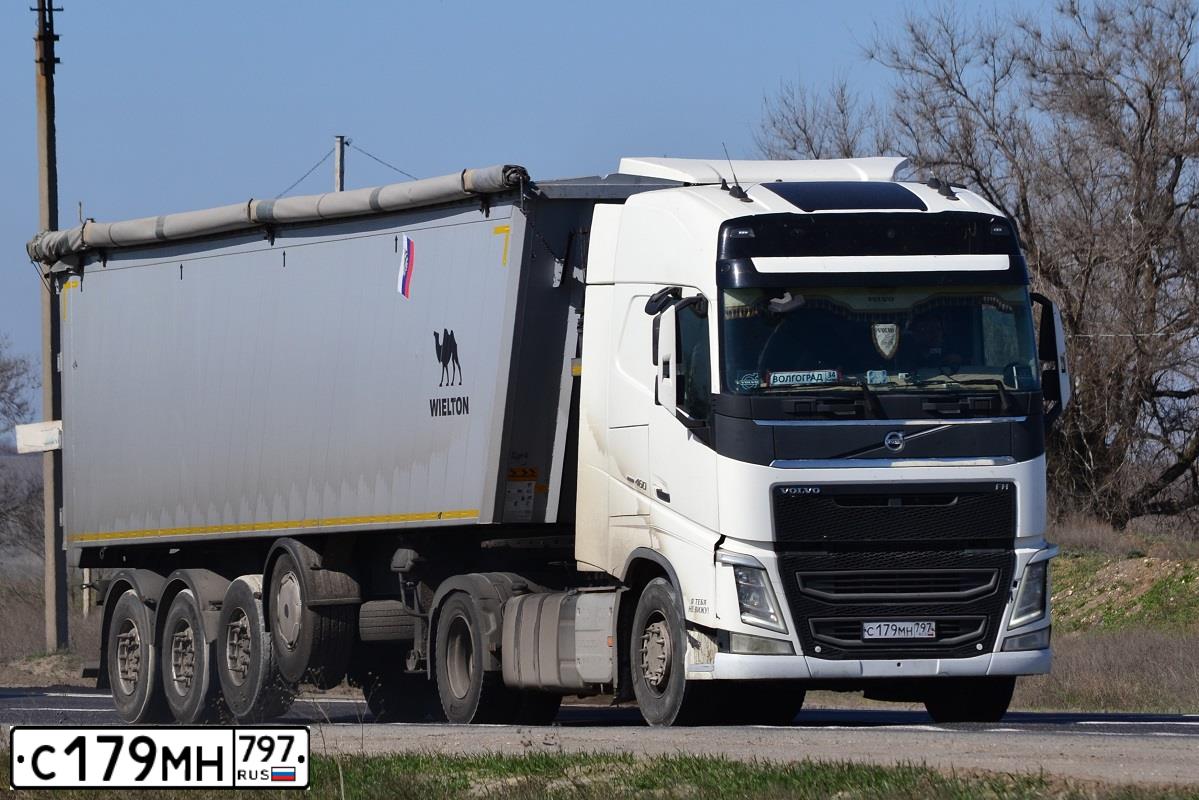 Фото автомобиля VOLVO O SERIE FH 4X2, 2019 — госномер С179МН797. Цвет: Белый
