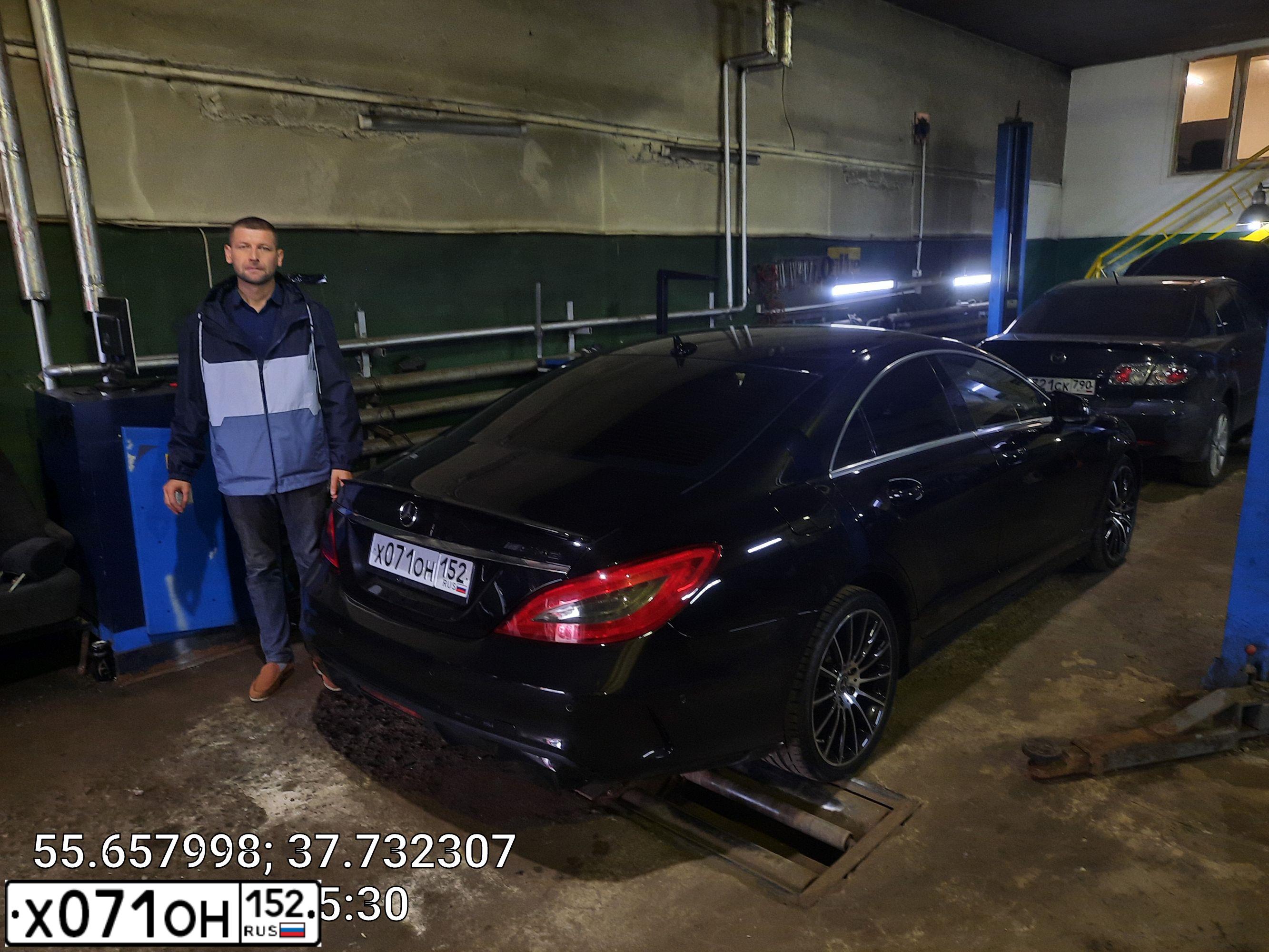 Фото автомобиля MERCEDES CLS-KLASSE, 2016 — госномер У030ТО193. Цвет: ЧЕРНЫЙ