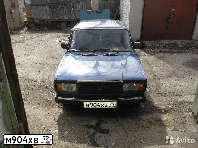 Фото автомобиля LADA 2107, 2005 — госномер М904ХВ72. Цвет: СИНИЙ