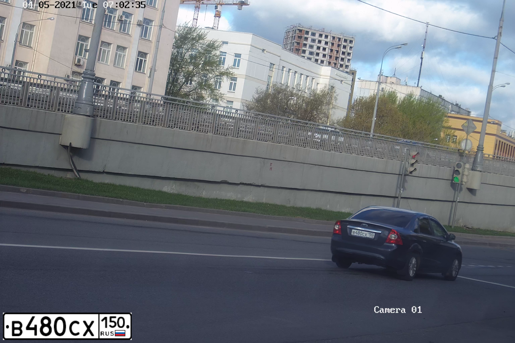Фото автомобиля FORD FOCUS, 2008 — госномер В480СХ150. Цвет: СЕРЫЙ ТЕМНЫЙ