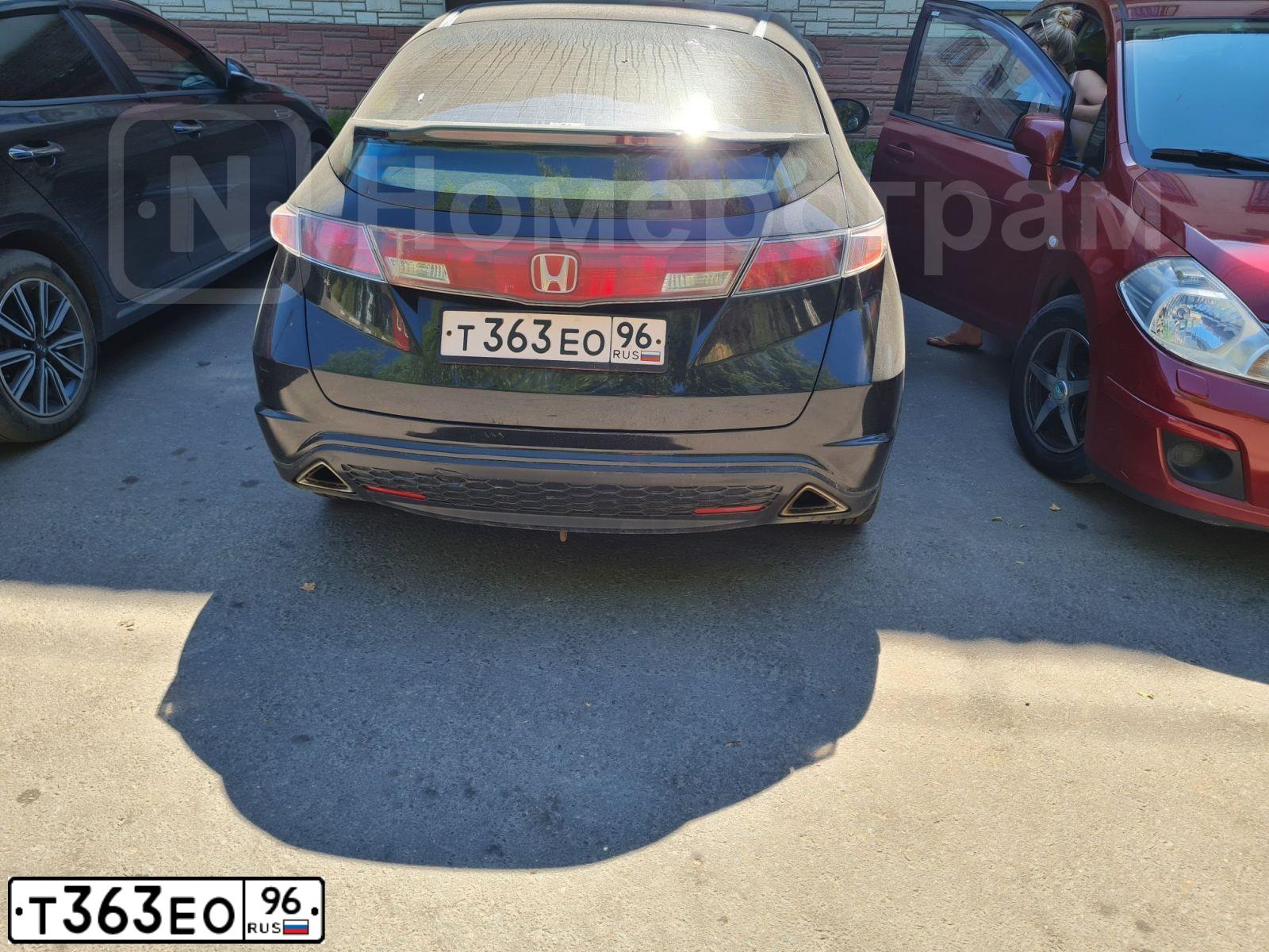 Фото автомобиля HONDA CIVIC, 2007 — госномер М862РМ82