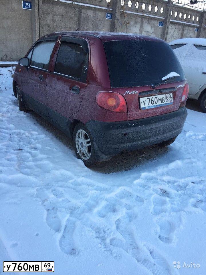 Фото автомобиля DAEWOO MATIZ, 2007 — госномер У760МВ69. Цвет: КРАСНЫЙ(СПЕЛАЯ ВИШНЯ)