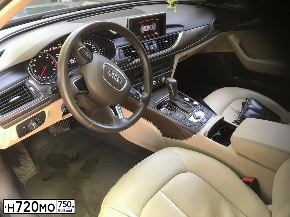 Фото автомобиля AUDI A6, 2015 — госномер Н493УМ152. Цвет: ЧЕРНЫЙ
