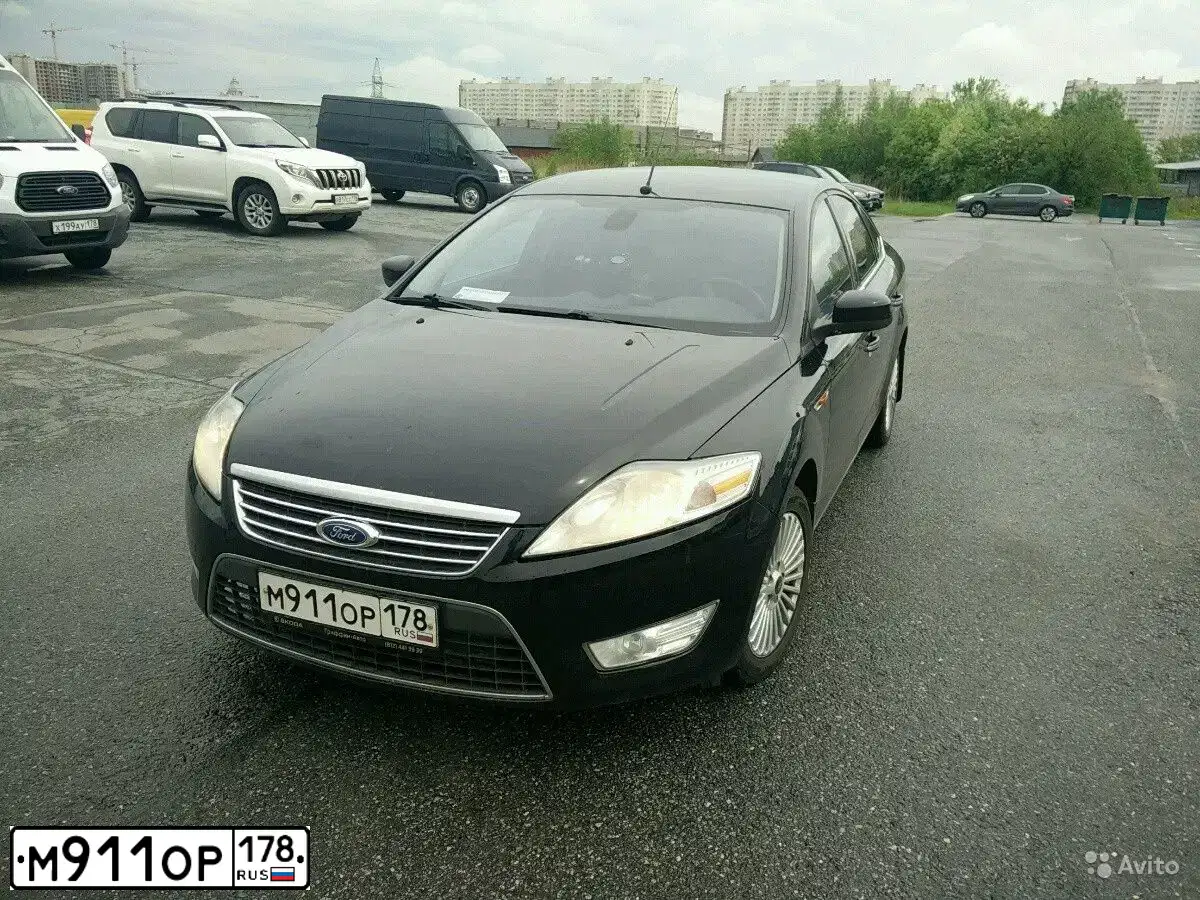 Фото автомобиля FORD MONDEO, 2010 — госномер О565ТС193. Цвет: ЧЕРНЫЙ
