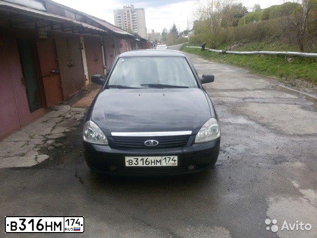 Фото автомобиля LADA 2170 PRIORA, 2007 — госномер В316НМ174. Цвет: СИНЕ-ЧЕРНЫЙ