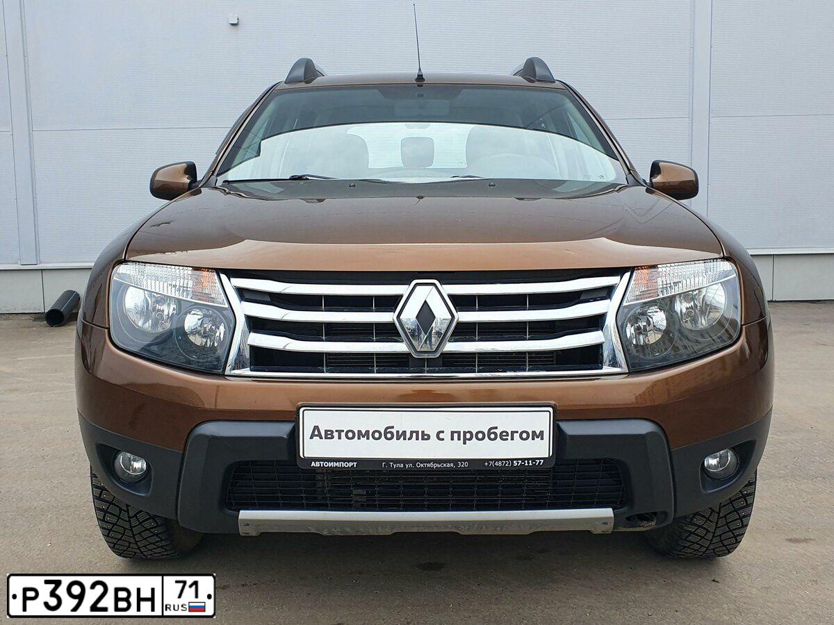 Фото автомобиля RENAULT DUSTER, 2013 — госномер О752СН71. Цвет: Коричневый