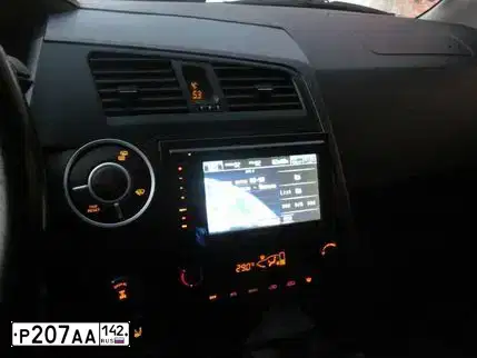 Фото автомобиля SSANGYONG KYRON, 2008 — госномер Р207АА142. Цвет: СИНЕ-СЕРЫЙ