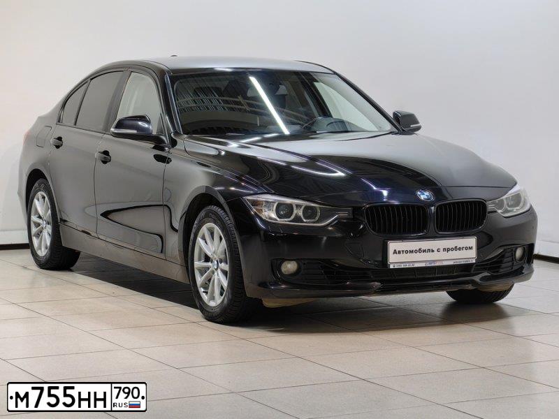 Фото автомобиля BMW SERIE 3, 2014 — госномер К318РЕ797. Цвет: ЧЕРНЫЙ