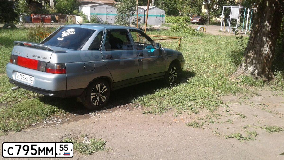 Фото автомобиля LADA 2110, 2003 — госномер В407НА155. Цвет: СЕРО-ГОЛУБОЙ