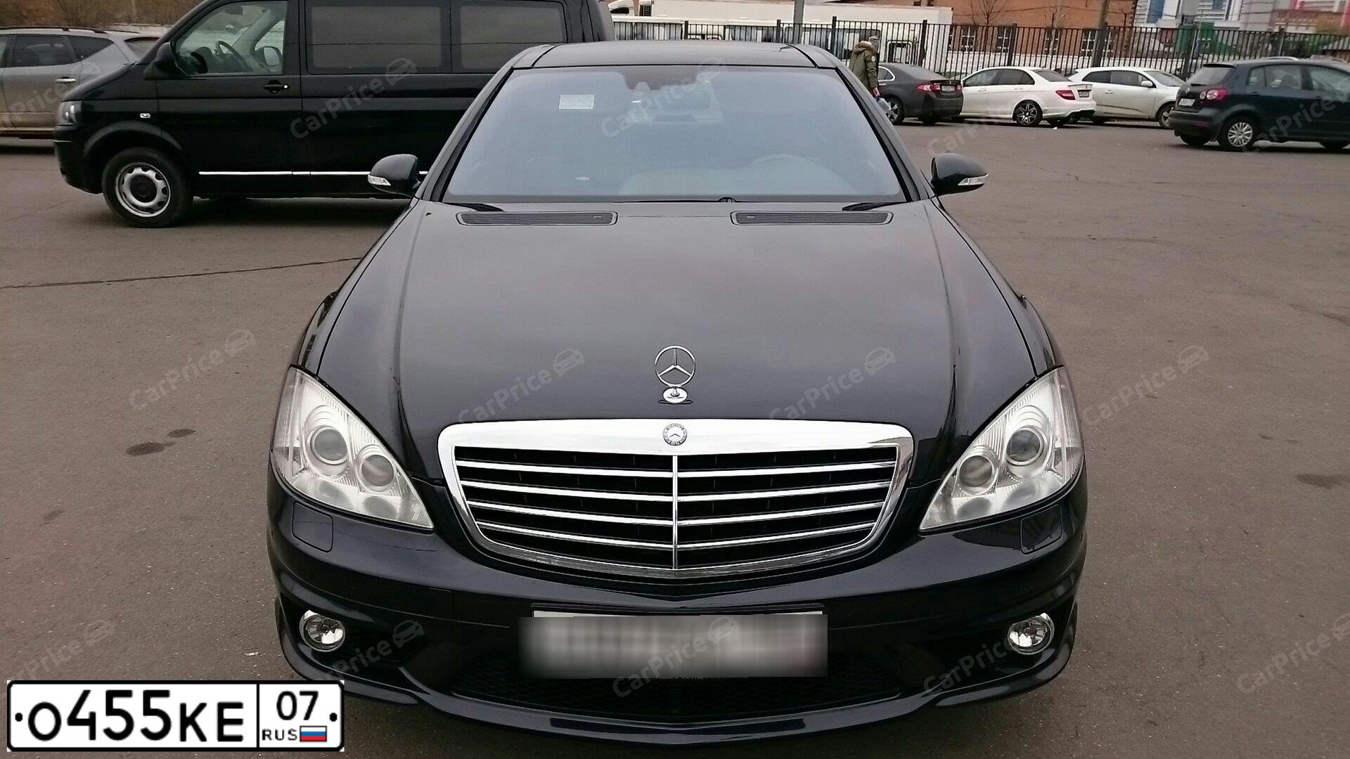 Фото автомобиля MERCEDES S-KLASSE, 2008 — госномер Е007МС150. Цвет: СИНИЙ ТЕМНЫЙ