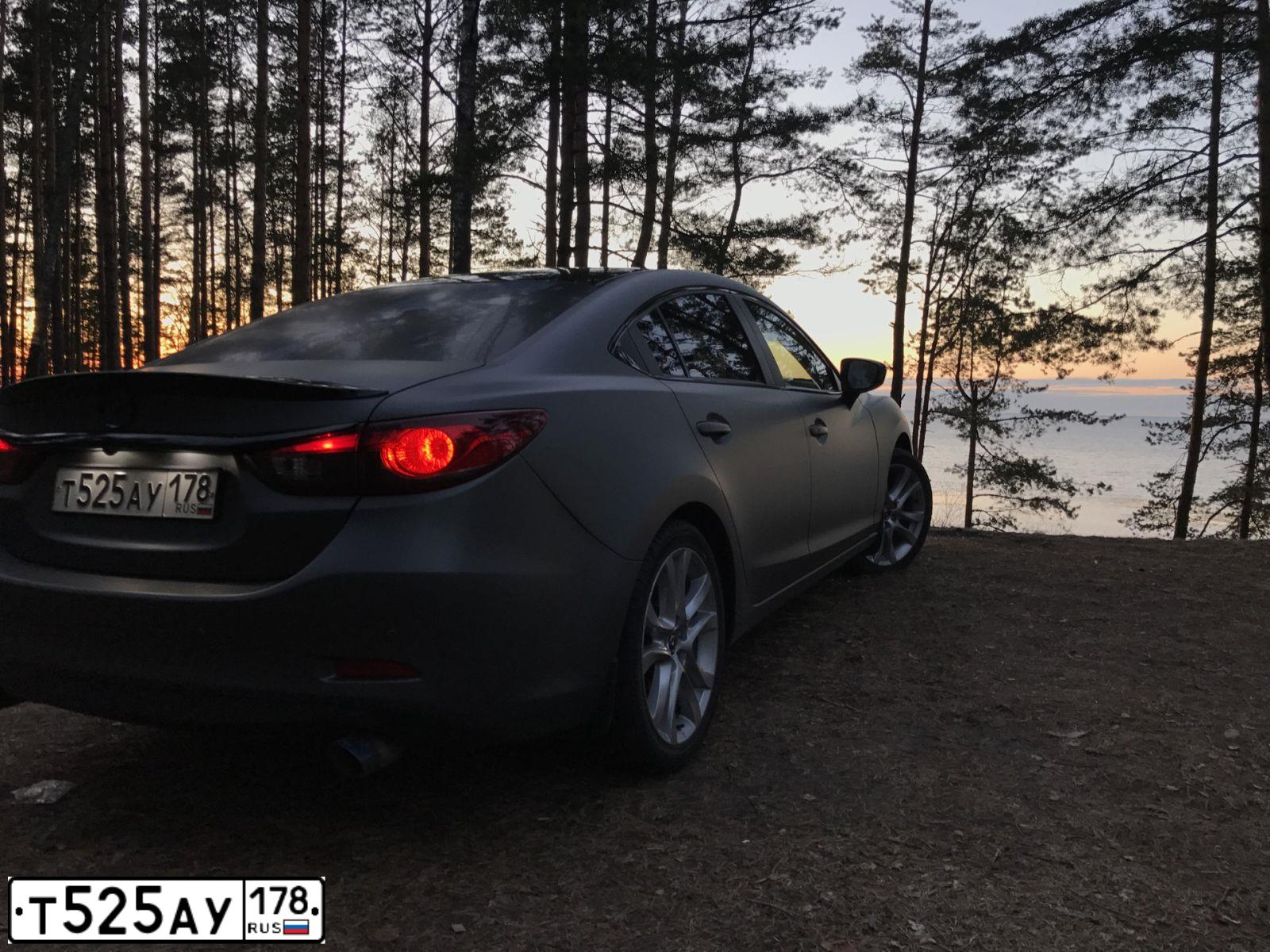 Фото автомобиля MAZDA 6, 2014 — госномер Т525АУ178. Цвет: ЧЕРНЫЙ