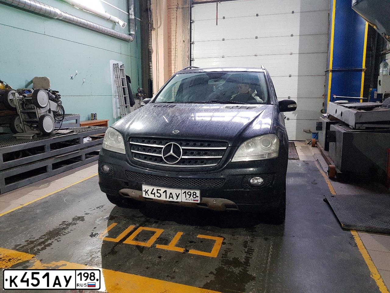 Фото автомобиля MERCEDES M-KLASSE, 2008 — госномер К808СУ96. Цвет: ЧЕРНЫЙ