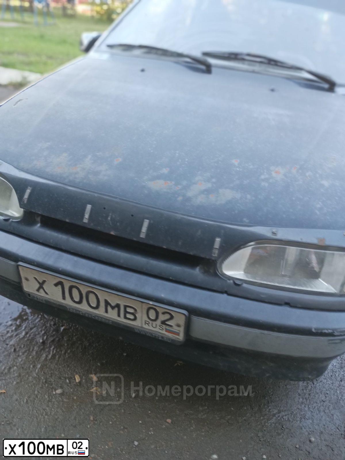 Фото автомобиля LADA 2114 SAMARA, 2006 — госномер Х100МВ02. Цвет: ГРАФИТОВЫЙ МЕТАЛЛИК